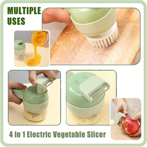 ChopEase 4-in-1 Electric Veggie Cutter Set 🔥50% OFF SALE🔥
