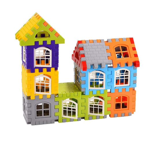BlockMaster 3D Build-It House Set (50 Pieces)
