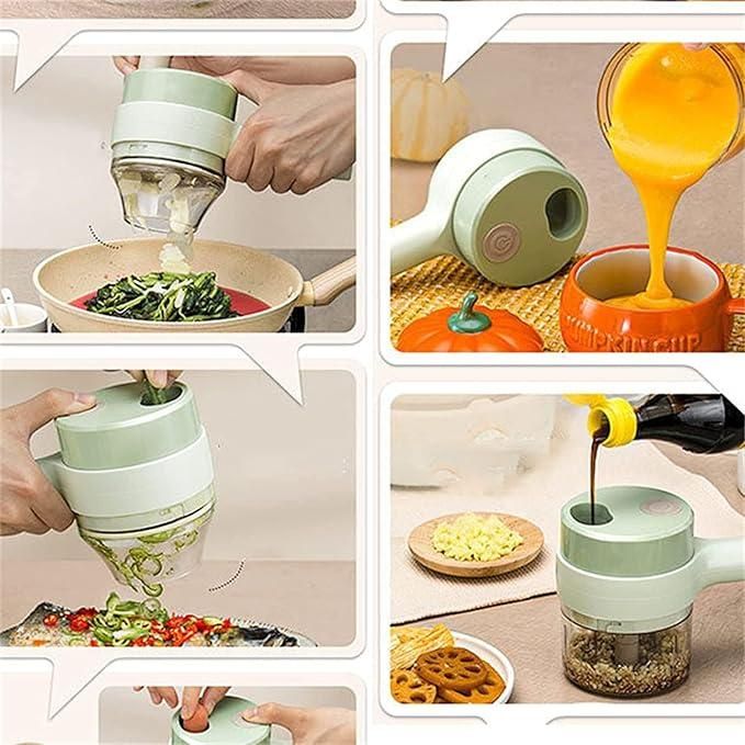 ChopEase 4-in-1 Electric Veggie Cutter Set 🔥50% OFF SALE🔥