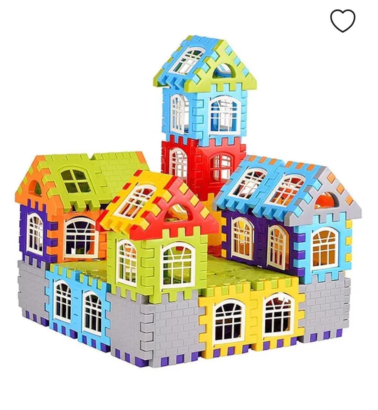 BlockMaster 3D Build-It House Set (50 Pieces)