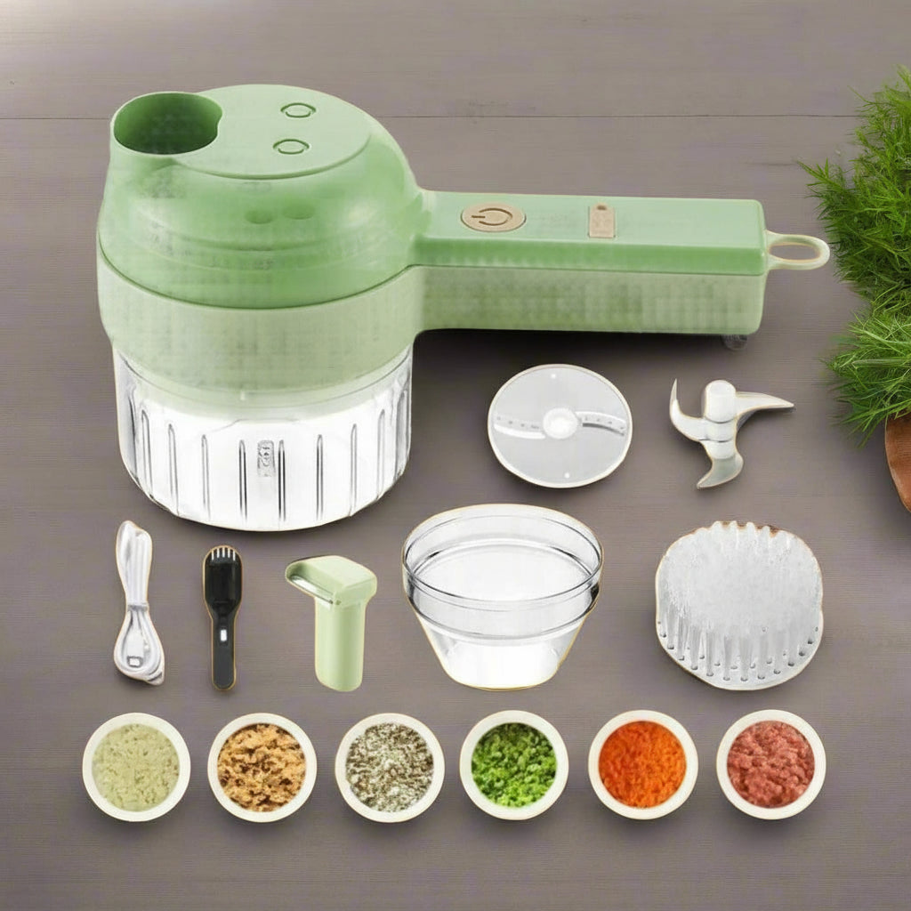 ChopEase 4-in-1 Electric Veggie Cutter Set 🔥50% OFF SALE🔥