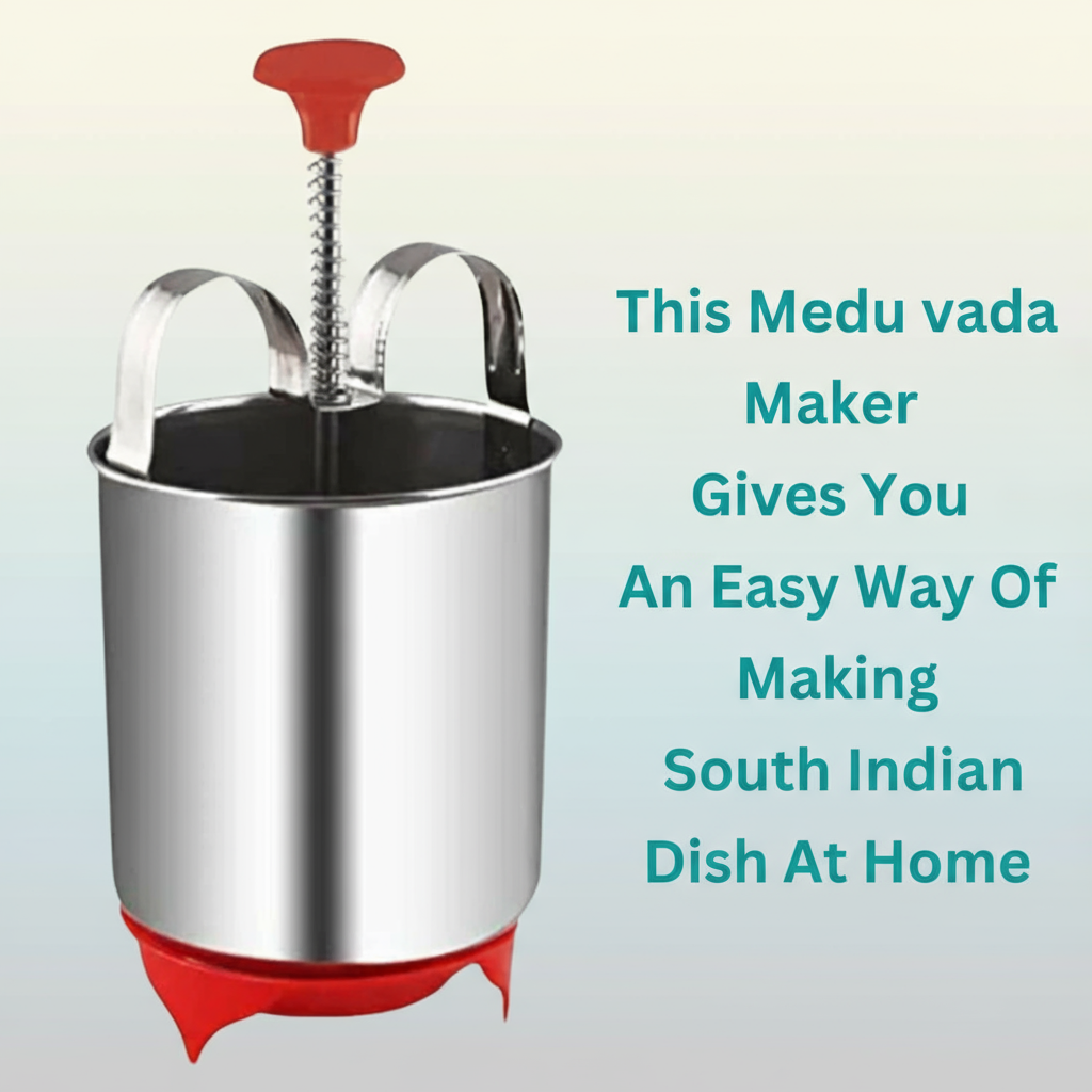 🍩 VadaPro Stainless Steel Medu Vada Maker
