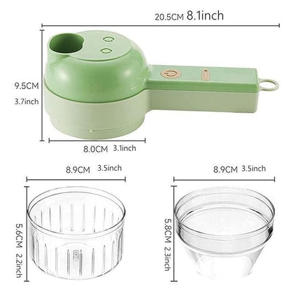 ChopEase 4-in-1 Electric Veggie Cutter Set 🔥50% OFF SALE🔥