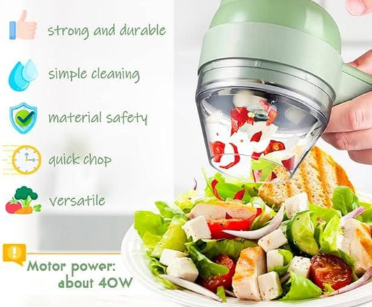 ChopEase 4-in-1 Electric Veggie Cutter Set 🔥50% OFF SALE🔥