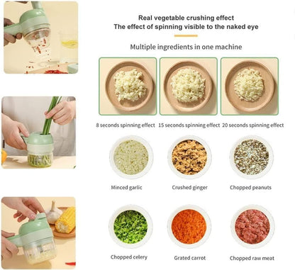 ChopEase 4-in-1 Electric Veggie Cutter Set 🔥50% OFF SALE🔥